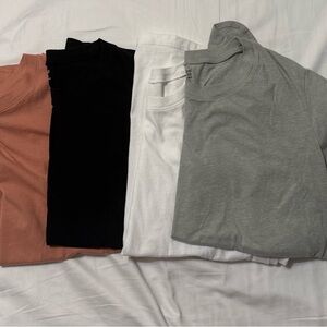 Madewell Short Sleeve Tees - Soft Orange, Black, White, Grayish